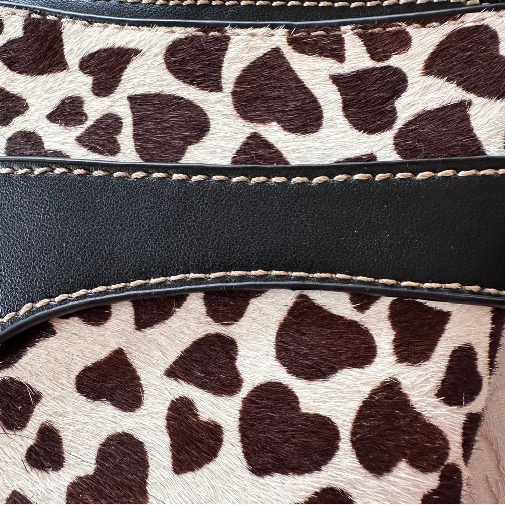 Hair Stylist Pouch - Stylish Black and Brown Heart (NEW WT) - Picture 3 of 14
